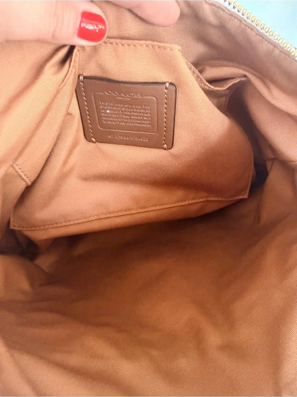 Coach White Pebbled Leather Shoulder Bag with Gold Hardware
